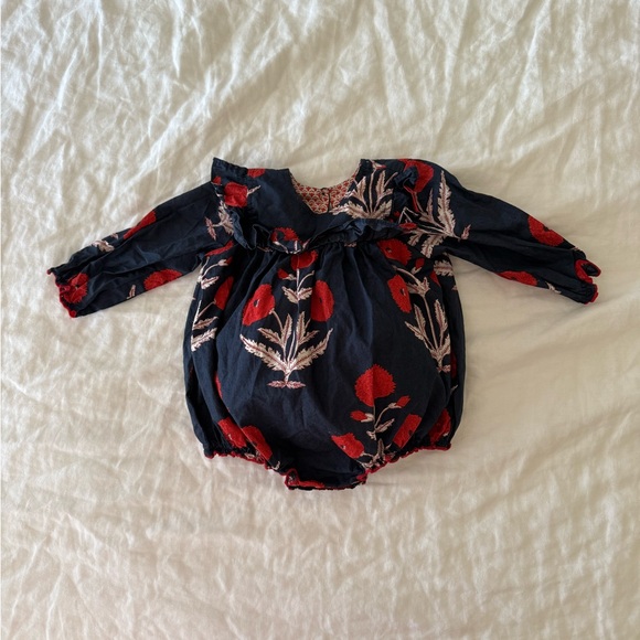 Pink Chicken Other - Pink Chicken Navy and Red‎ Floral Bodysuit